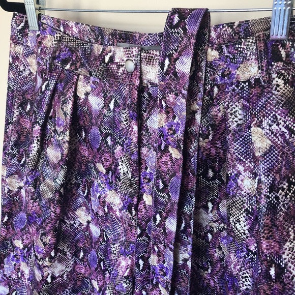 ASOS faux snake skin patent pants - Picture 8 of 9